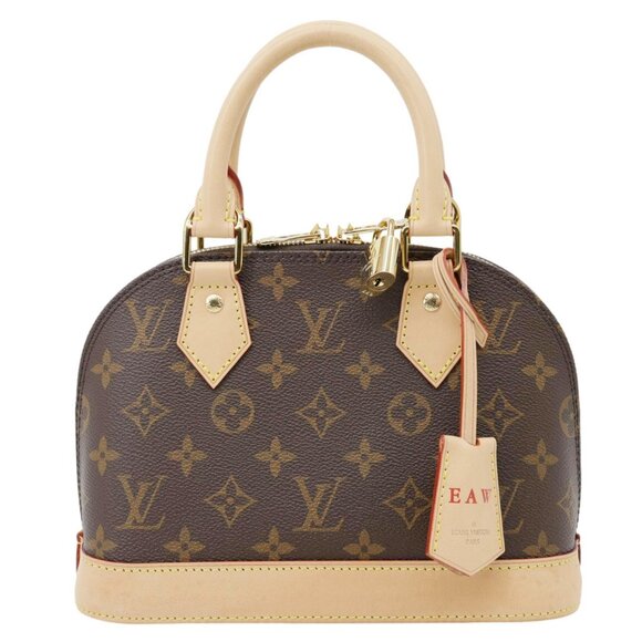 Louis Vuitton  Alma BB Monogram Canvas Satchel Bag Brown - Picture 1 of 12